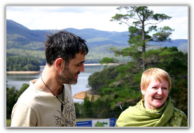 Stuart & Karen at Maroondah Dam Feb 2007